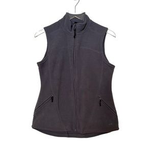 CHAMPION Women's Gray Fleece Zip Up Vest w/ Zipper Pockets size Medium